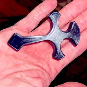 EDC cross self defense poker